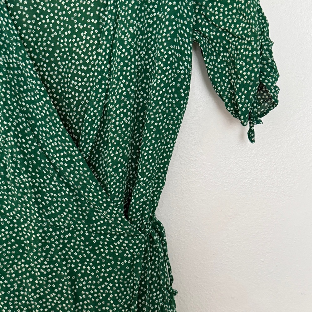 Reformation Sammy Floral Wrap Dress in Wyoming Print - Picture 8 of 11